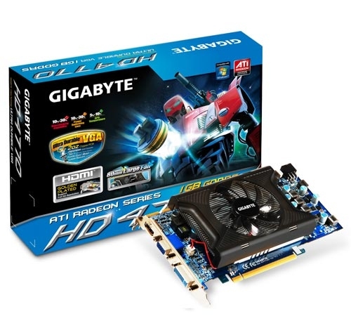 GIGABYTE GV-R477UD-1GI graphics card 1 GB GDDR5