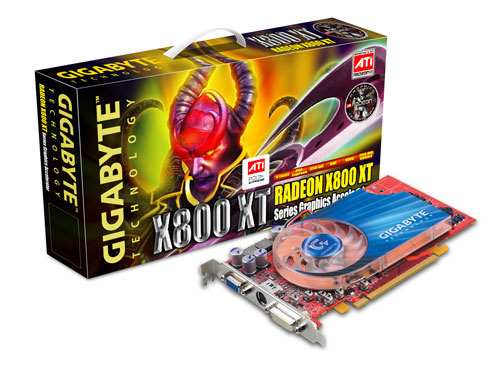 GIGABYTE GV-RX80T256V graphics card AMD GDDR3