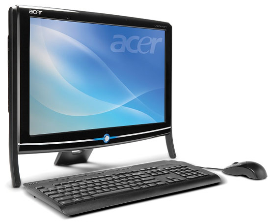 Acer Veriton Z280G Intel Pentium Mobile N270 47 cm (18.5") 1366 x 768 pixels 2 GB DDR2-SDRAM 160 GB Windows Vista Business Black