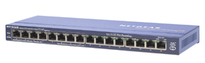 NETGEAR FS116PAU network switch Unmanaged Power over Ethernet (PoE)
