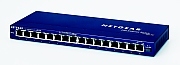 NETGEAR ProSafe 16-Port 10/100 Desktop Switch Unmanaged Blue