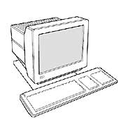 HP Terminal console for HP3000/9000 systems
