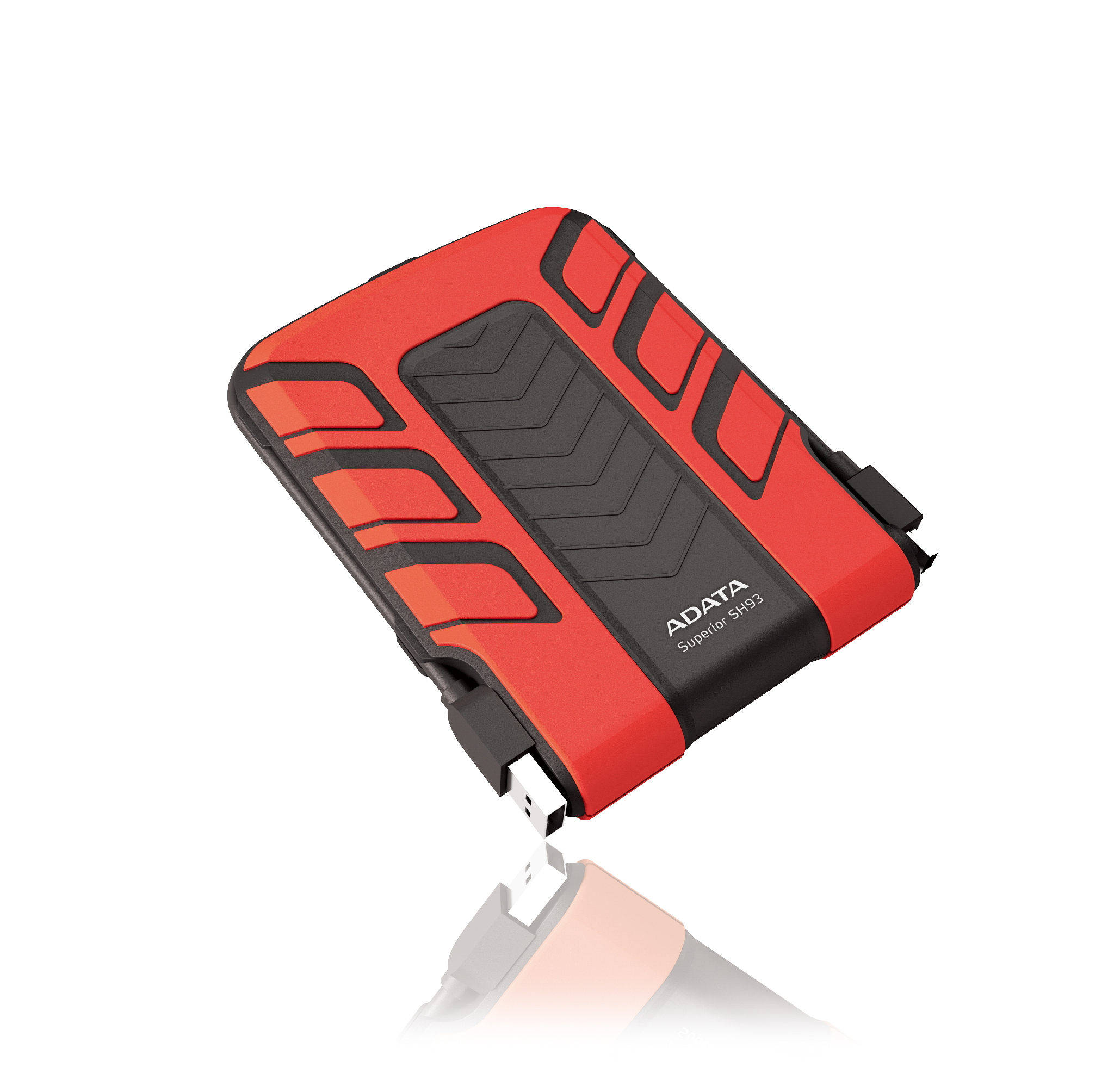ADATA 640GB SH93 Portable external hard drive 2.5" USB 2.0 Black, Red