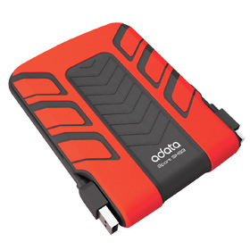 ADATA 320GB SH93 external hard drive 2.5" Red