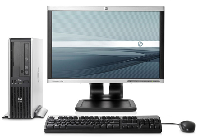 HP dc5800 SFF + LP2275w Intel® Core™2 Duo E8400 2 GB DDR2-SDRAM 500 GB Intel® GMA 3100 Windows Vista Business PC