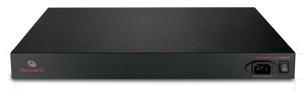 Vertiv Avocent Cyclades ACS 48 KVM switch Rack mounting Black