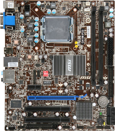 MSI G41M-P33 motherboard LGA 775 (Socket T) micro ATX