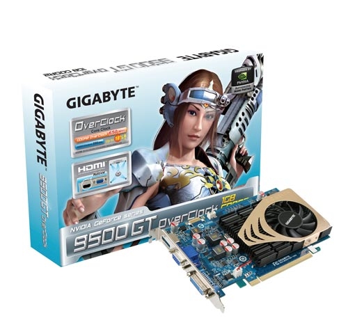 GIGABYTE N95TOC-1GI graphics card GeForce 9500 GT 1 GB GDDR2