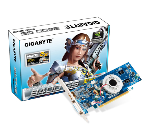 GIGABYTE N84S-512I graphics card GeForce 8400 GS GDDR2