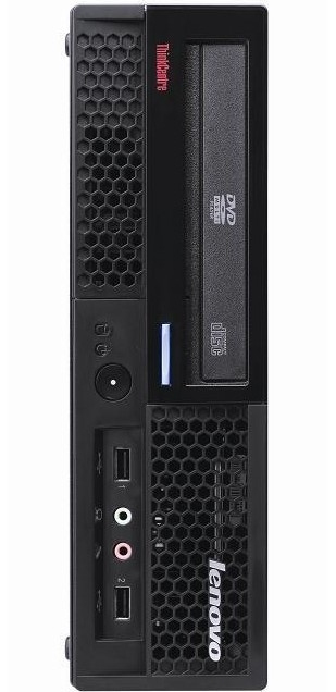 Lenovo ThinkCentre M58 USFF (6139A2G), IT Intel® Pentium® E5300 2 GB DDR3-SDRAM 320 GB Intel® GMA 4500M Windows 7 Professional PC Black