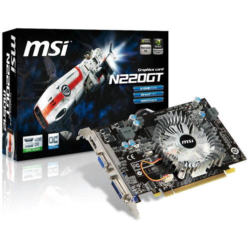 MSI GeForce GT 220 GDDR2