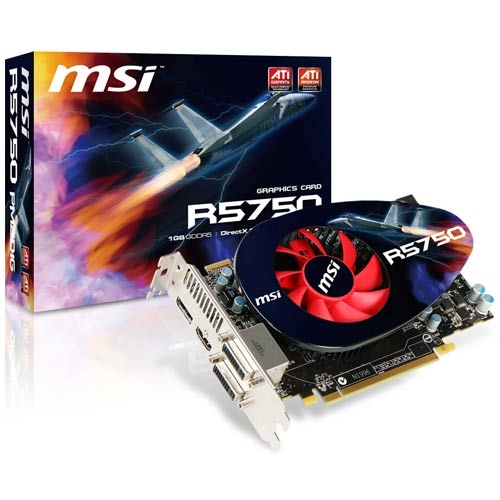 MSI R5750-PM2D1G 1 GB GDDR5
