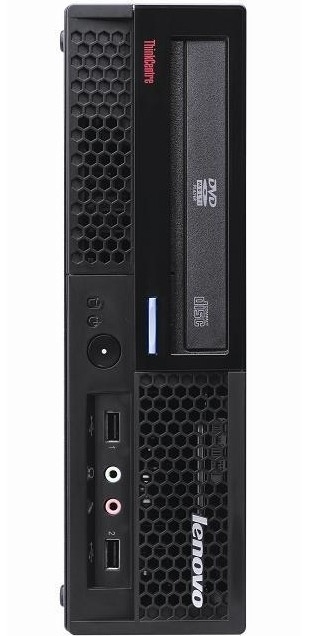 Lenovo ThinkCentre M58 USFF (6139A2G) Intel® Pentium® E5300 2 GB DDR3-SDRAM 320 GB Intel® GMA 4500M Windows 7 Professional PC Black