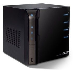 Acer Aspire easyStore H340-M Intel Atom® 230 2 GB DDR2-SDRAM 2 TB Intel® GMA 950 Windows Home Server Desktop PC Black
