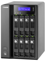 QNAP TS-809 Pro Turbo NAS Tower Intel® Core™2 Duo 2 GB DDR2 16 TB Linux