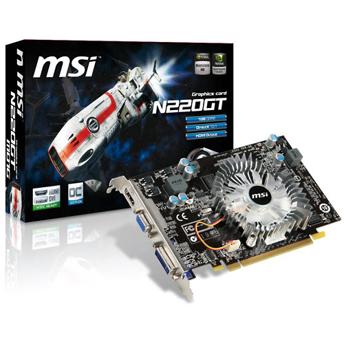 MSI N220GT-MD1G GeForce GT 220 1 GB GDDR2