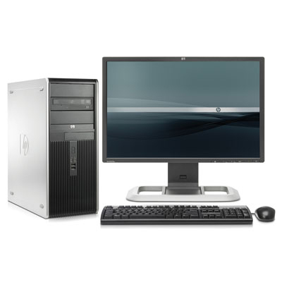 HP dc7900 CMT + LA1951g Intel® Core™2 Duo E8500 2 GB DDR2-SDRAM 250 GB Intel® GMA 4500M Windows Vista Business Mini Tower PC