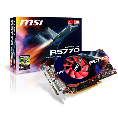 MSI R5770-PM2D1G/Seaweed 1 GB GDDR5