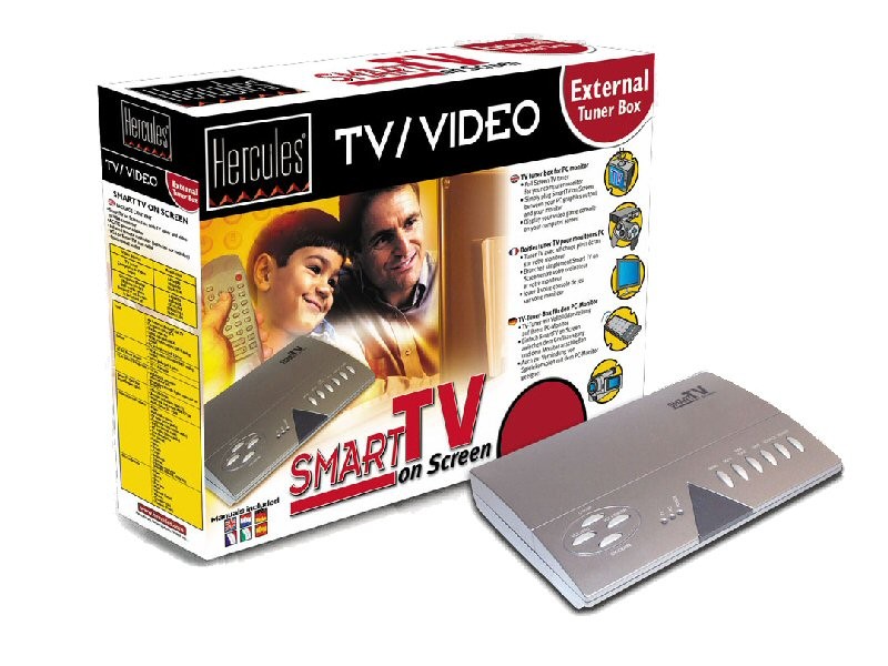 Smart TV on screen