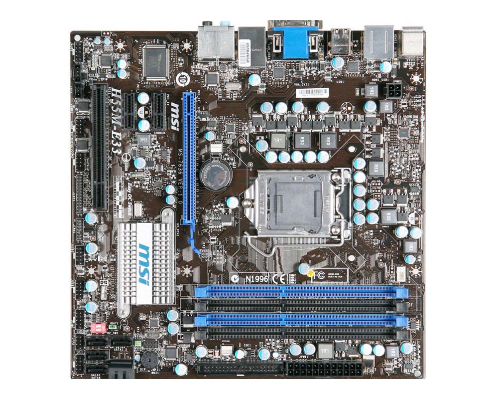 MSI H55M-E33 LGA 1156 (Socket H) micro ATX