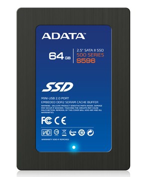 ADATA AS596B-64GM-C internal solid state drive 64 GB 2.5" Serial ATA II