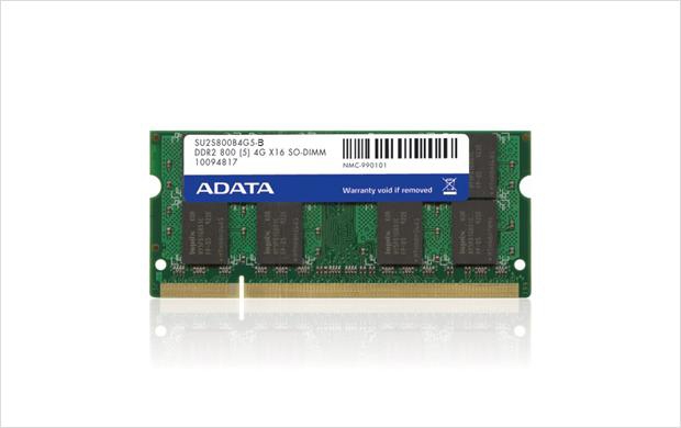 ADATA 4GB memory module 1 x 4 GB DDR2 200-pin SO-DIMM