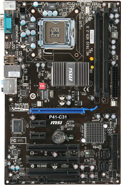 MSI P41-C31 LGA 775 (Socket T) ATX