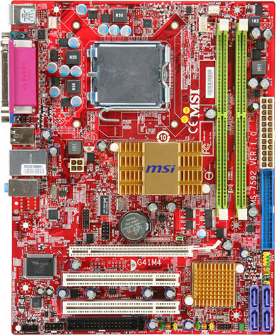 MSI G41M4-L LGA 775 (Socket T) micro ATX