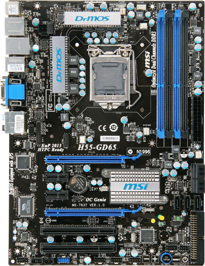 MSI H55-GD65 motherboard LGA 1156 (Socket H) ATX