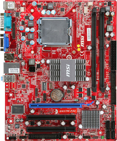 MSI G41TM-P31 motherboard LGA 775 (Socket T) micro ATX