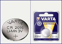 Varta CR2016 batteria per uso domestico Batteria monouso Litio