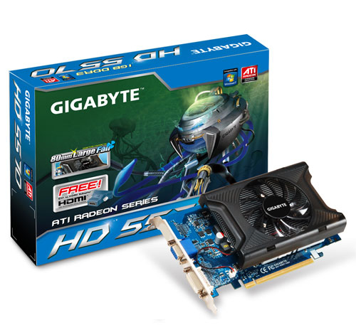 GIGABYTE GV-R557-1GH graphics card 1 GB GDDR3