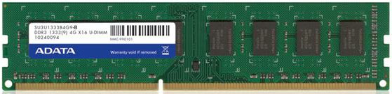 ADATA SU3U1333C4G9-3 memory module 12 GB 3 x 4 GB DDR3 240-pin DIMM