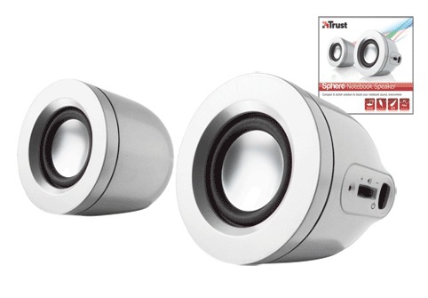 Trust Sphere Notebook Speaker Silver Wired image 1