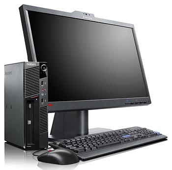 Lenovo ThinkCentre M90 Intel® Core™ i3 i3-530 2 GB DDR3-SDRAM 320 GB Windows 7 Professional PC Black
