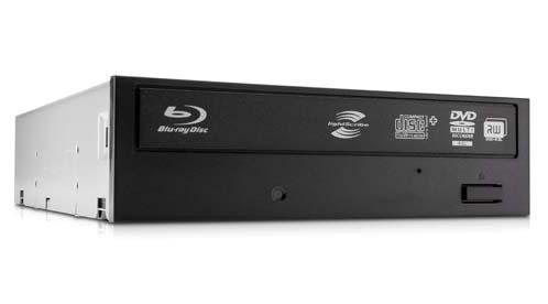 HP 6X SATA Blu-ray disc (BD) writer SMD optical disc drive Internal