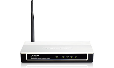 TP-Link TD-W8101G wireless router Black, White