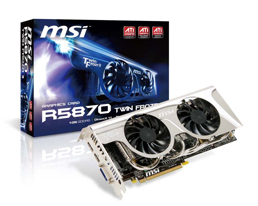 MSI R5870 Twin Frozr II 1 GB GDDR5