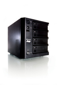 Verbatim PowerBay DataBank 4 Bay NAS Hard Drive 4TB