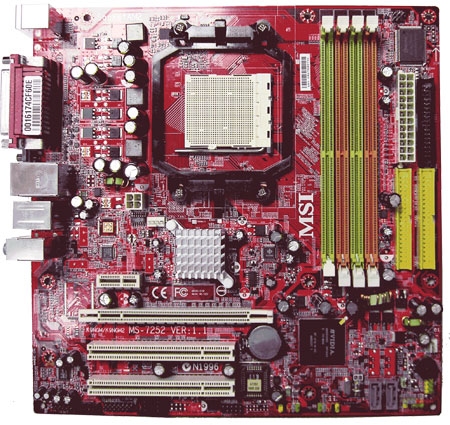 MSI K9NGM Socket AM2 micro ATX