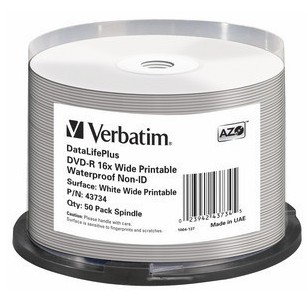 Verbatim DataLifePlus 4,7 GB DVD-R 50 styck