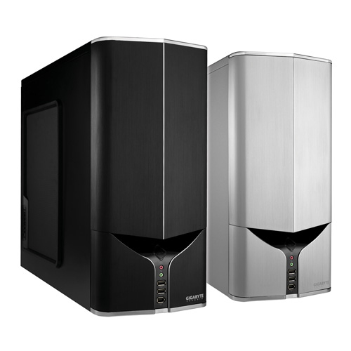 GIGABYTE GZ-AA3CB-SJS/SJB tower, Midi-Tower Black