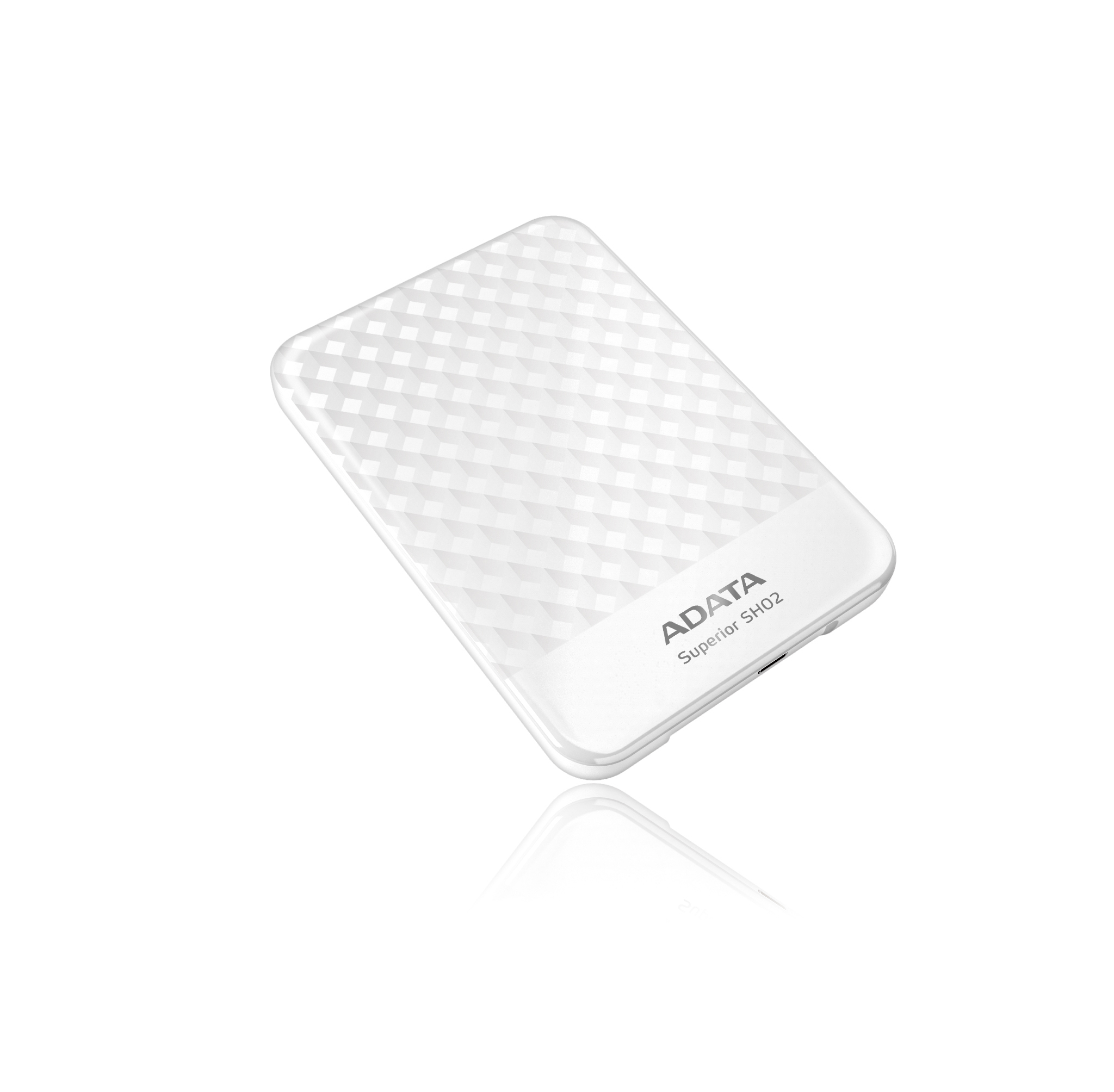 ADATA SH02 mini Portable 500GB external hard drive 2.5" USB 2.0 White