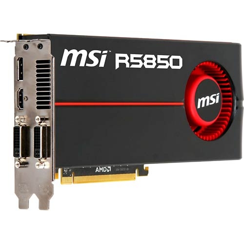 MSI R5850-PM2D1G-OC 1 GB GDDR5