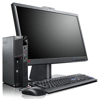 Lenovo ThinkCentre M90 Intel® Core™ i3 i3-530 2 GB DDR3-SDRAM 320 GB Windows 7 Professional PC Black