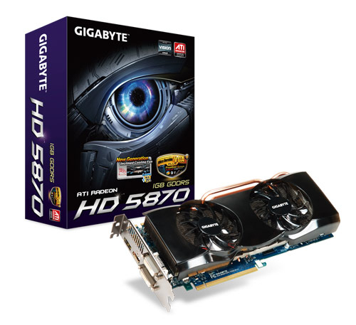 GIGABYTE GV-R587OC-1GD graphics card AMD 1 GB GDDR5