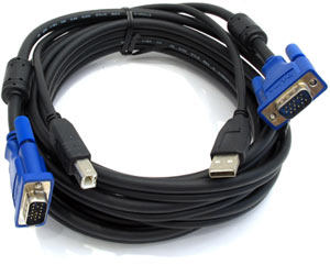 D-Link DKVM-CU3 KVM cable Black 3 m