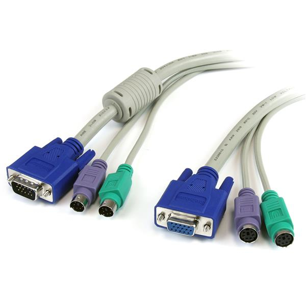 StarTech.com 10 ft 3-in-1 PS/2 KVM Extension Cable