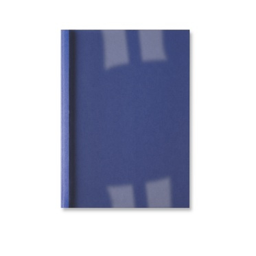 GBC Copertine per rilegatura termica LinenWeave 3 mm blu (100)