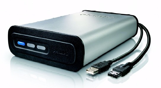 Philips SPD5130CC external hard drive 1 TB 7200 RPM 3.5" USB 2.0 Silver